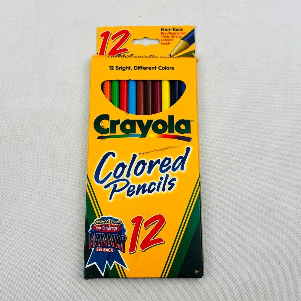 Vintage Crayola Colored Pencils 12 Count Lot of 3 Packs‎ 1998 1999 2000